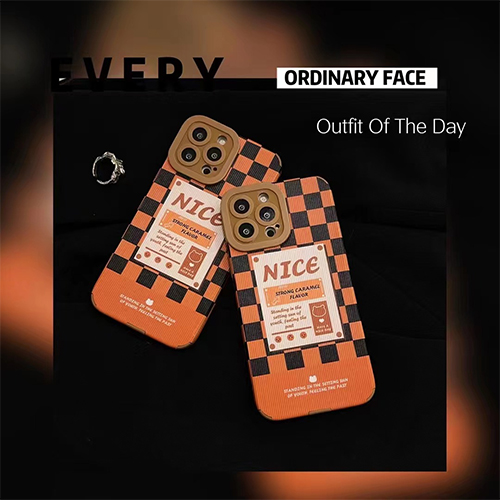 Custodia per telefono con motivo etichetta